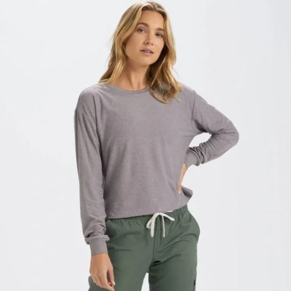 Vuori Crew Neck Long Sleeve Solstice Daydream Tee